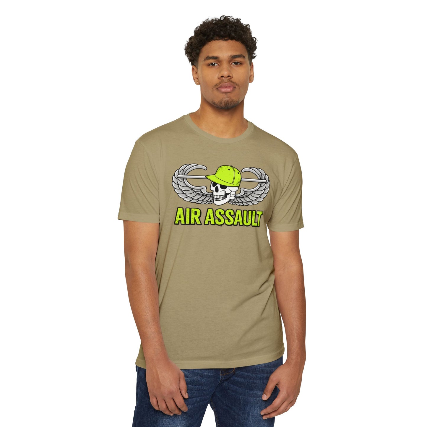 Air Assault Skull Wings T-Shirt — Military Airborne Paratrooper Tee