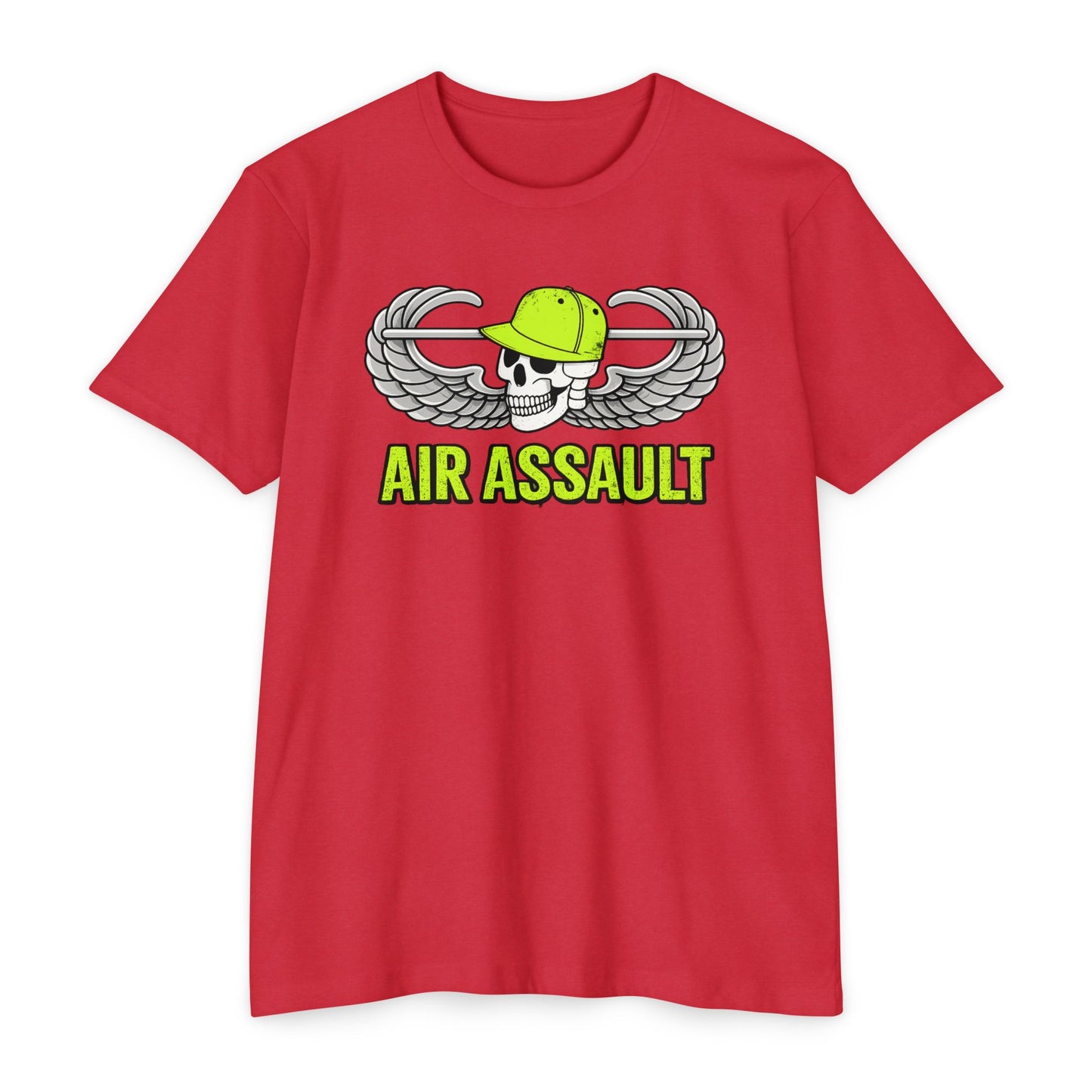Air Assault Skull Wings T-Shirt — Military Airborne Paratrooper Tee