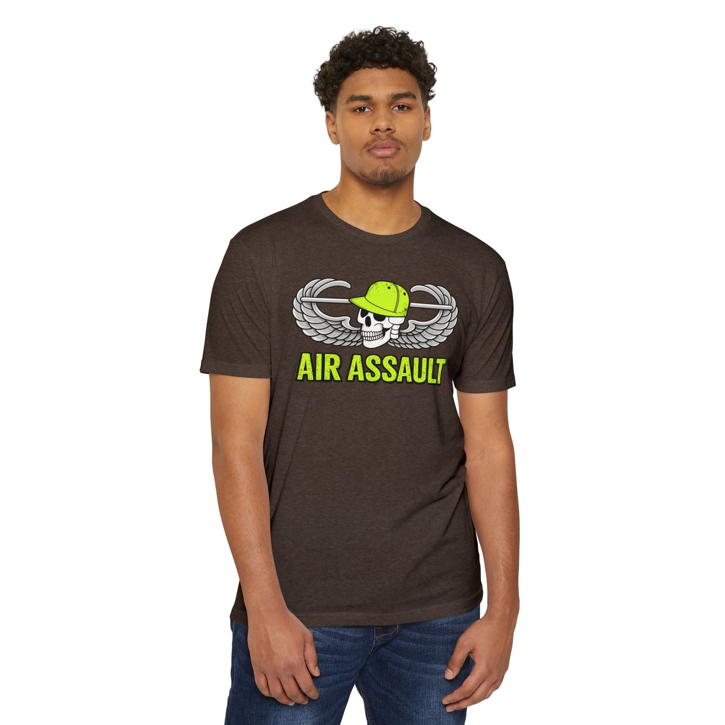 Air Assault Skull Wings T-Shirt — Military Airborne Paratrooper Tee