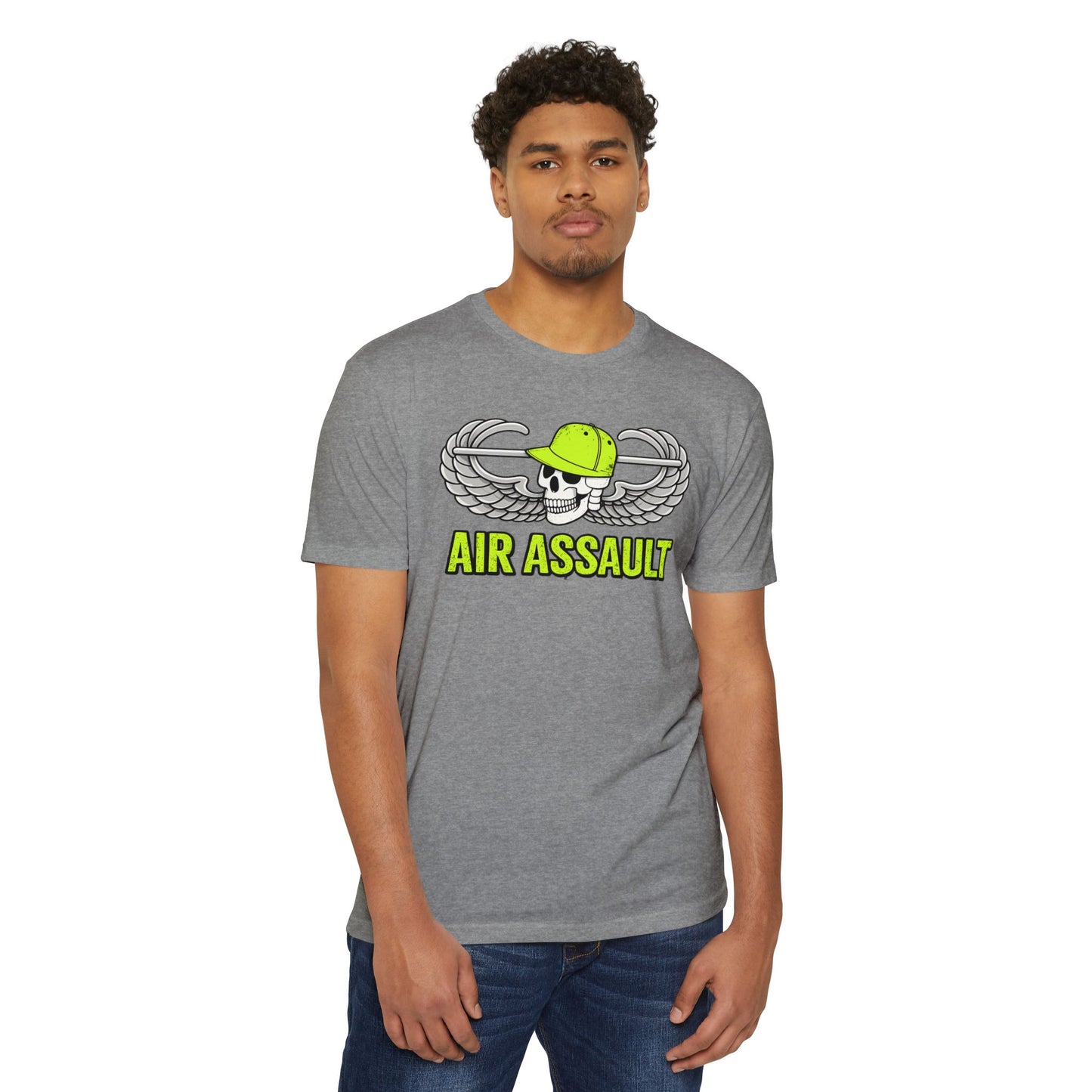 Air Assault Skull Wings T-Shirt — Military Airborne Paratrooper Tee