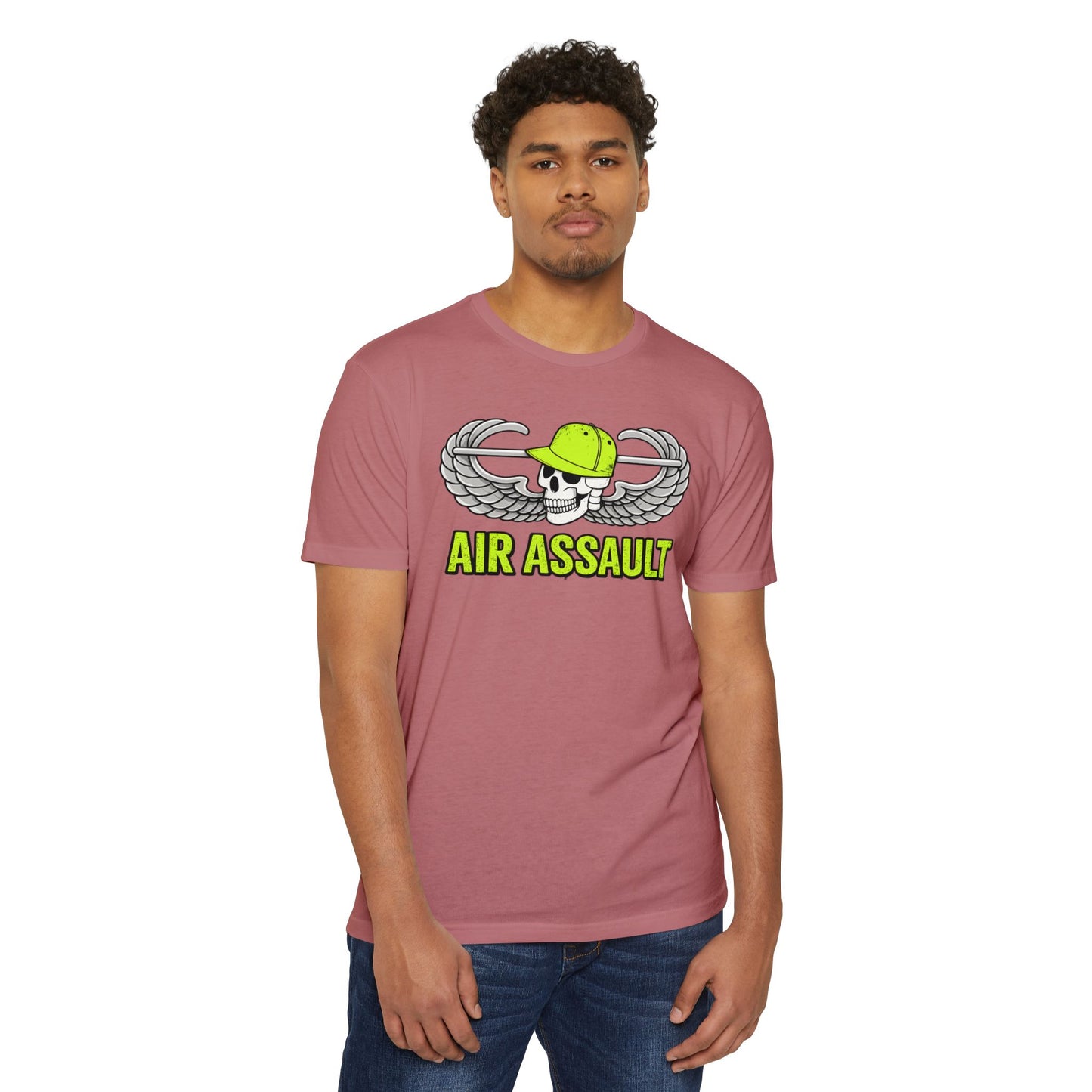 Air Assault Skull Wings T-Shirt — Military Airborne Paratrooper Tee