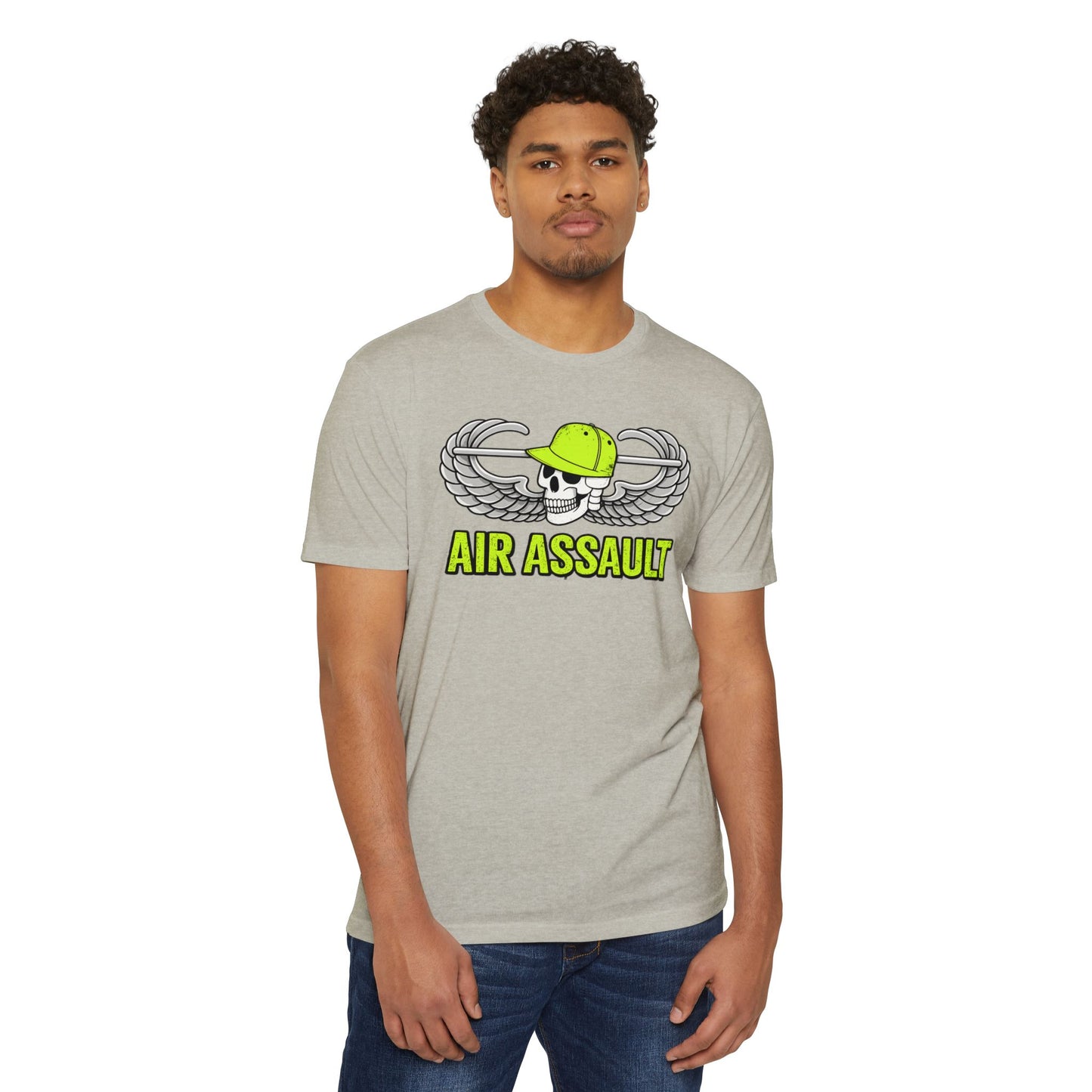 Air Assault Skull Wings T-Shirt — Military Airborne Paratrooper Tee