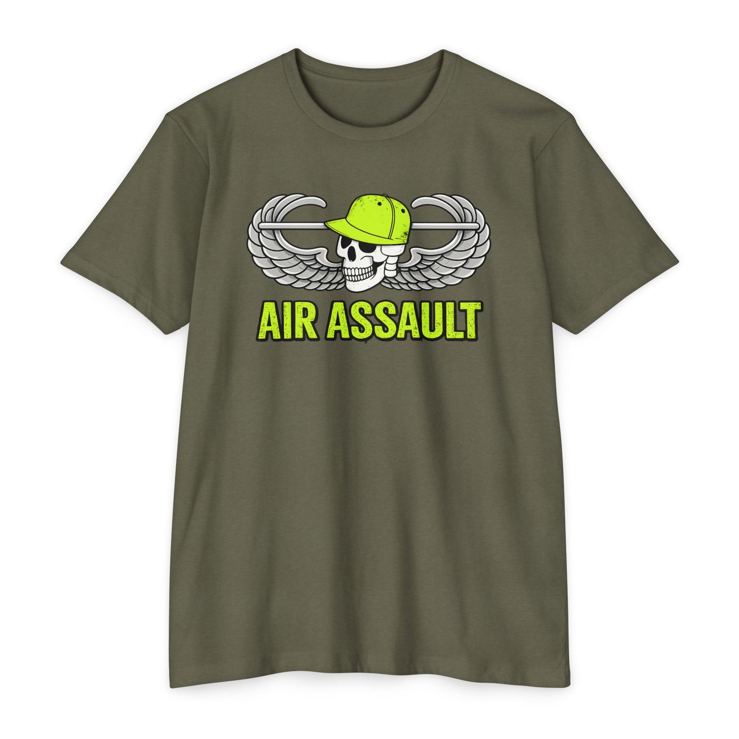 Air Assault Skull Wings T-Shirt — Military Airborne Paratrooper Tee