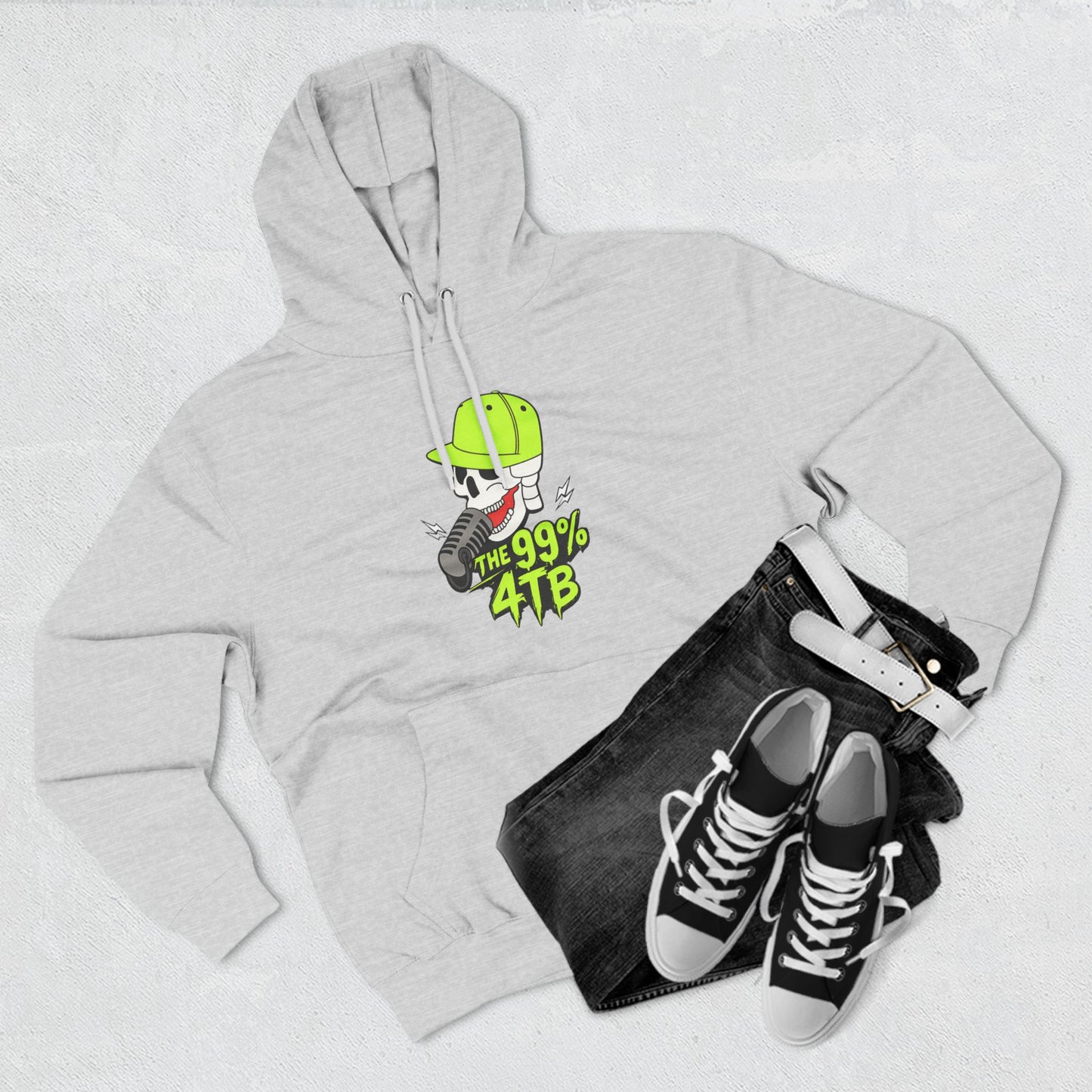 The 99% 4TB Skull Graphic Pullover