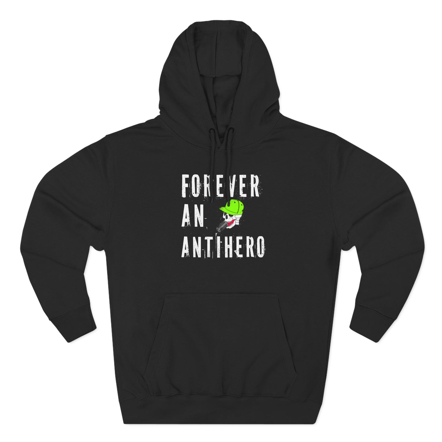 Forever an Antihero Hoodie — Grunge Joker Character Pullover