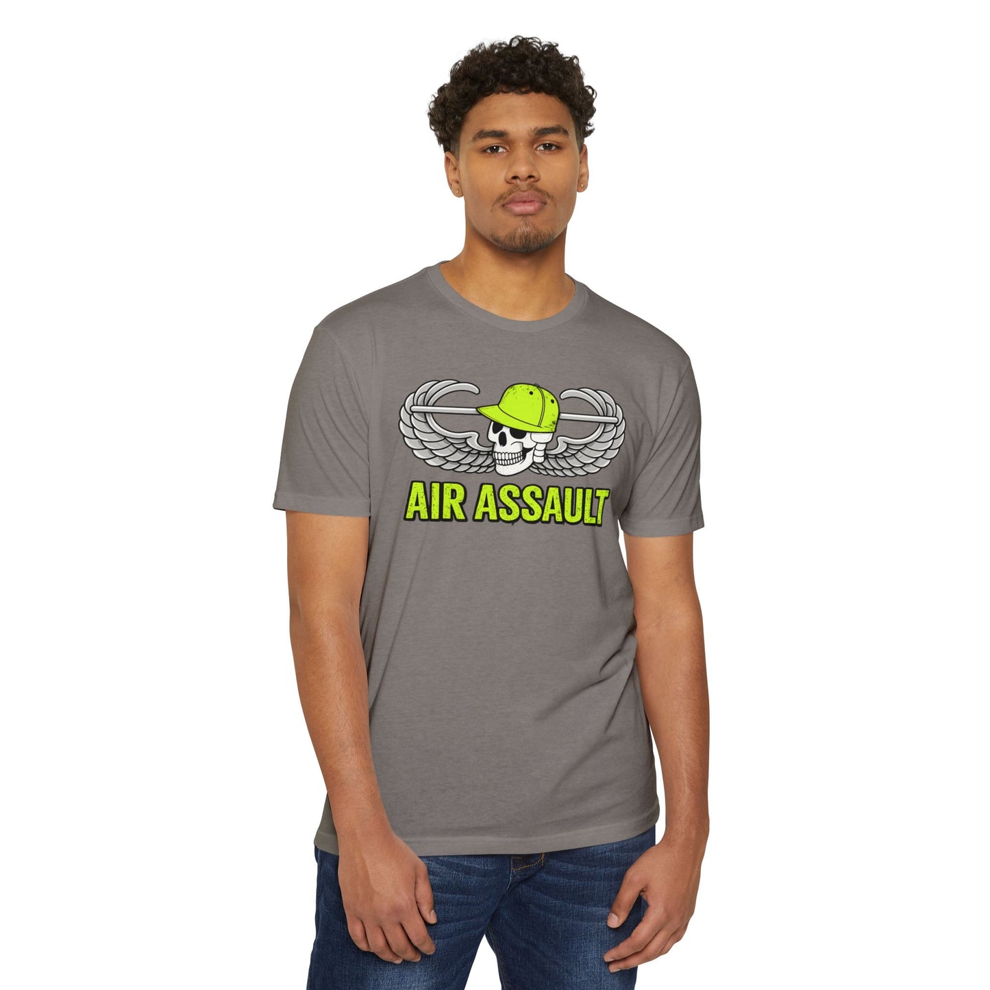 Air Assault Skull Wings T-Shirt — Military Airborne Paratrooper Tee