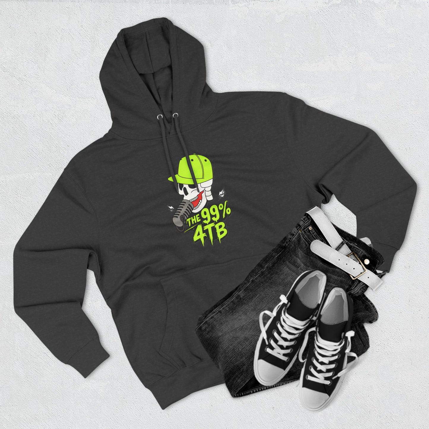 The 99% 4TB Skull Graphic Pullover