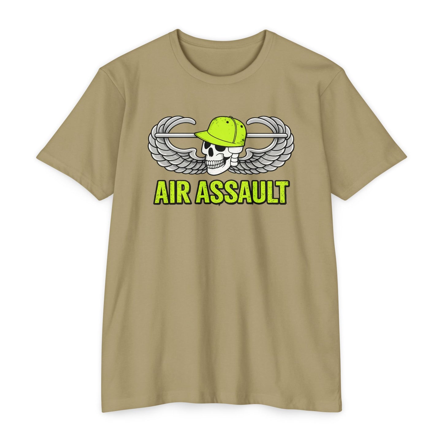 Air Assault Skull Wings T-Shirt — Military Airborne Paratrooper Tee