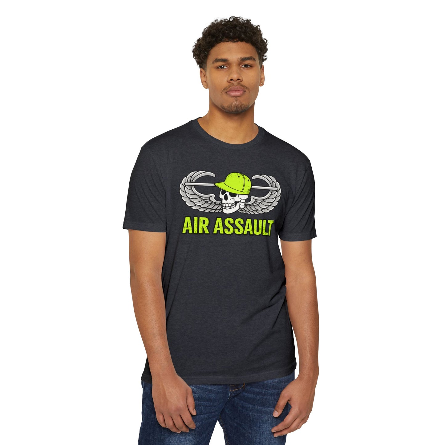 Air Assault Skull Wings T-Shirt — Military Airborne Paratrooper Tee