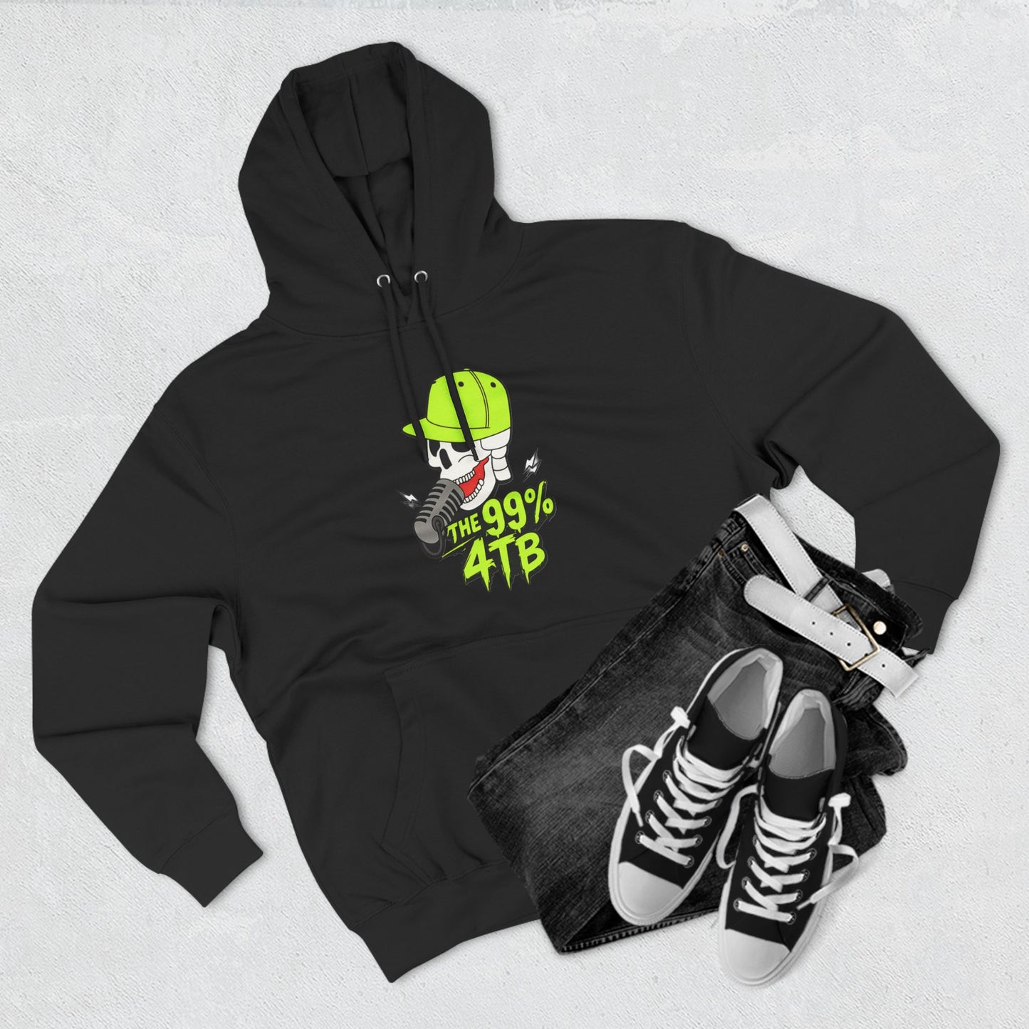 The 99% 4TB Skull Graphic Pullover