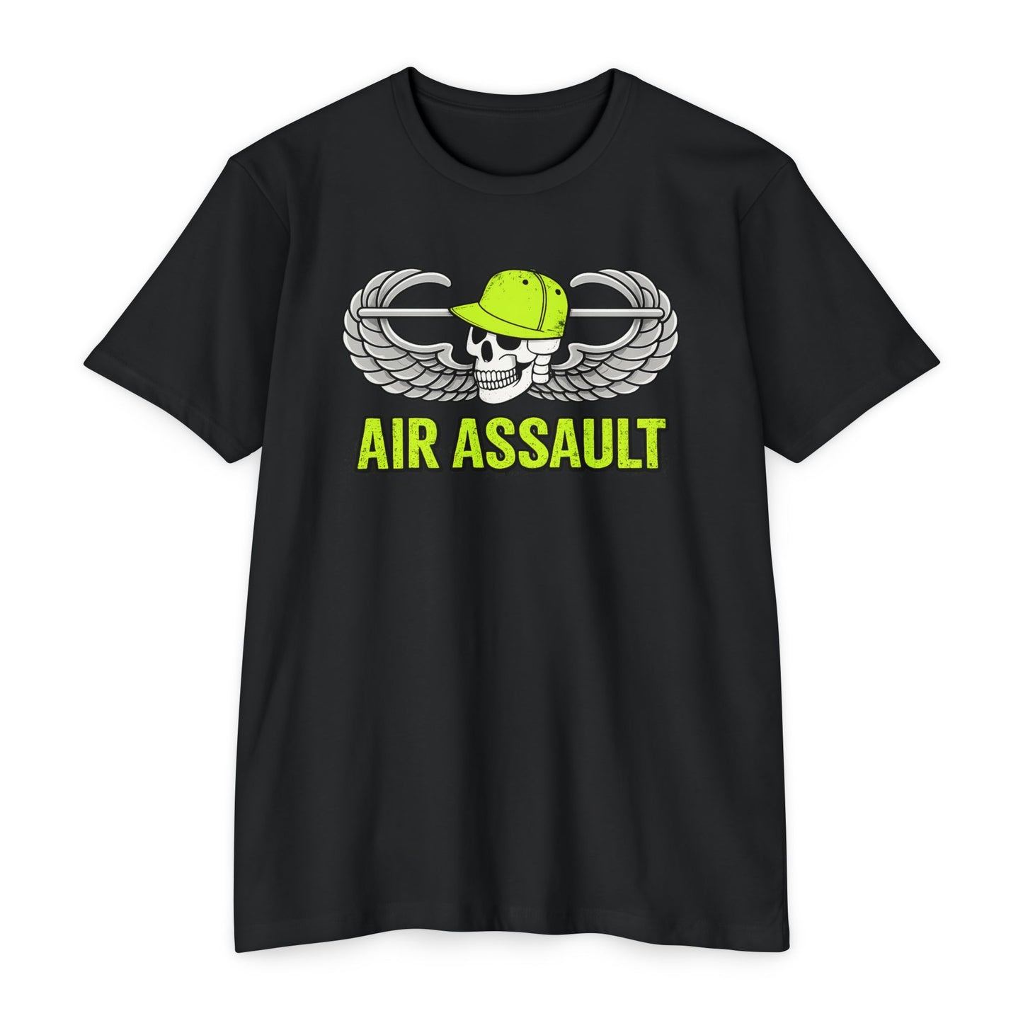 Air Assault Skull Wings T-Shirt — Military Airborne Paratrooper Tee