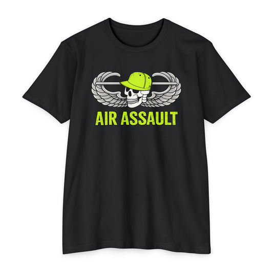 Air Assault Skull Wings T-Shirt — Military Airborne Paratrooper Tee
