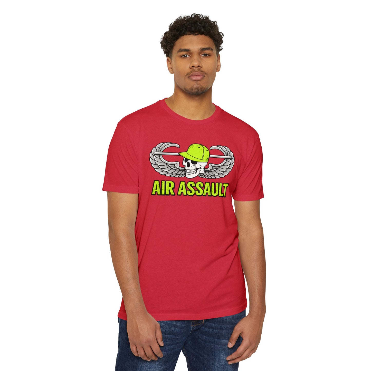Air Assault Skull Wings T-Shirt — Military Airborne Paratrooper Tee
